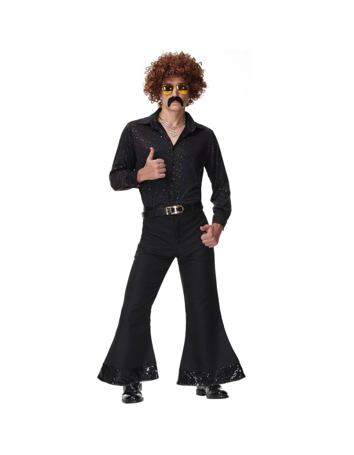 Couple Halloween Cosplay Hippies Disco Costumes MS4526