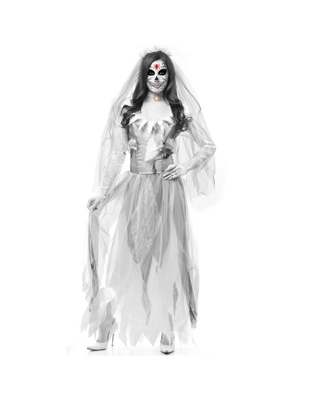 Halloween ghost bride plays costume M40252