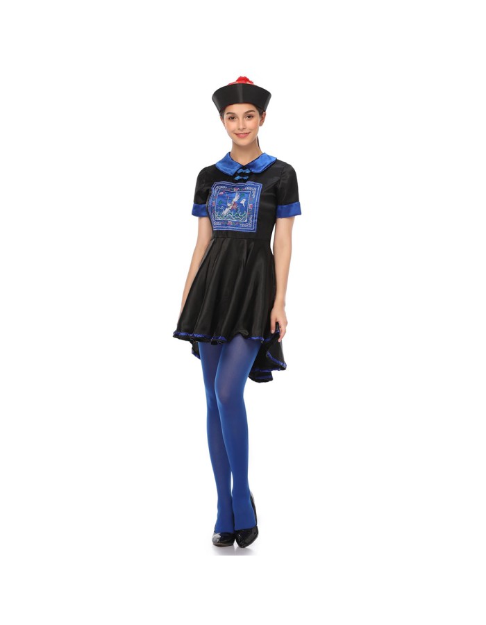 Qing Dynasty costume female zombie dress M40731