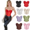 Plus Size S-6XL Sexy Strapless Tube Tops Women Overbust Jacquard Bustiers Waist Corset