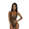 Four colors deep v sexy lace babydoll lingerie M2102F