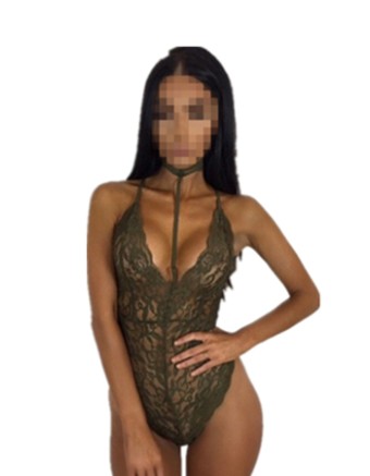 Four colors deep v sexy lace babydoll lingerie M2102F