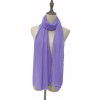 Muslim Style Scarfs Hijabs Monochrome Headscarf Silk Scarf For Women 006
