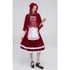 Classic Cosplay Little Red Riding Hood Princess Castle Queen Costume  YM8692