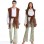 Indian Adult Couple Costume Tribe Princess Hip Hop Fringe Cosplay SM3348