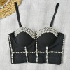 Bright Drill Suspender Corset Slimming Body Shaping Clothing 8270