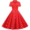 Spot Goods Bow Print Party Slim Striped Casual Summer Midi Dresses JY14771