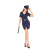 Blue Policewoman Halloween Costume Game Uniform Role Play Women Dress SM017