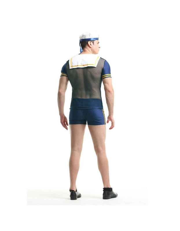 Halloween Cosplay Navy Costume Nightclub Men Underwear Sailor Uniform XY82243