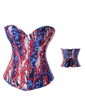 pretty girels sexy denim corset m1966