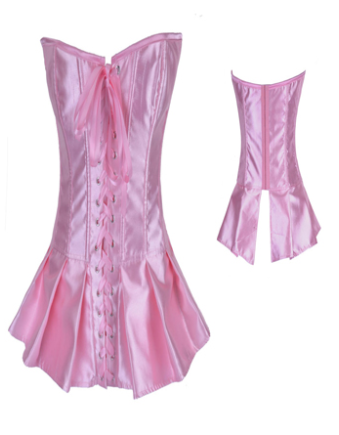 pink fashionable corset m1245d