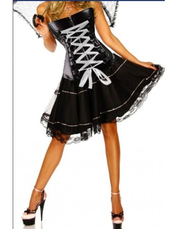 burlesque fancy leather dress m1212B