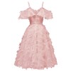 Fringed Ruffle Women Summer Ladies Evening Party Retro Cocktail Dresses CD1704
