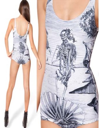 Shiny sexy one piece swimwear  M5279b
