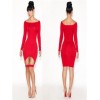 celebrity bandage bodycon dress m3649