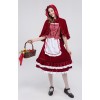 Classic Cosplay Little Red Riding Hood Princess Castle Queen Costume  YM8692