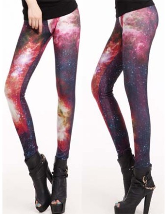 Ladies Stylish Galaxy Leggings 313