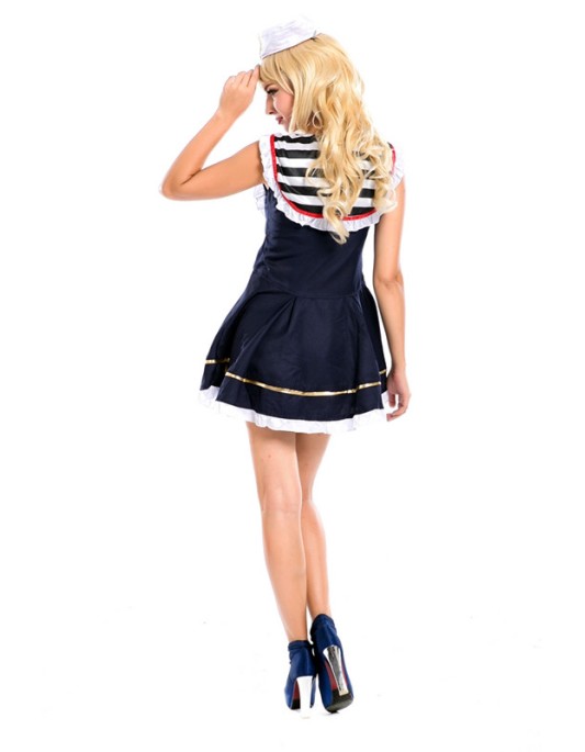 Sleeveless sailor costume m4652