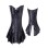 black satin bustier m1245b