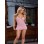 pink transparent babydoll M3317
