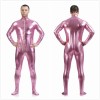 Mens Sexy Leather Metallic Zentai Suit M7328