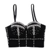 Shapewear Color Diamond Short  Chest Wrap Nightclub Vest Waist Bra KN8990