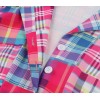 Women Elegant Casual Plaid Printed Vintage Pinup Rockabilly Hepburn Swing Dress M5167