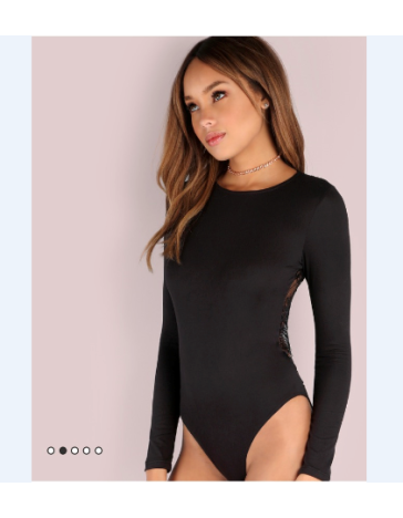 Black backless sexy lingerie M2144
