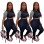Two Piece Sweat Suit Plus Size Two Piece Pants Set Women Clothing M045