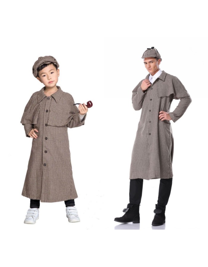 Detective Costumes Sherlock Holmes Cosplay  M40743