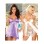 purple and white lace babydoll M3215