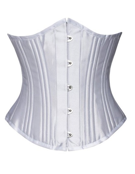 Polyester Steel Boned Hook Eye and Lace Up Closure Underbust Corset M1323
