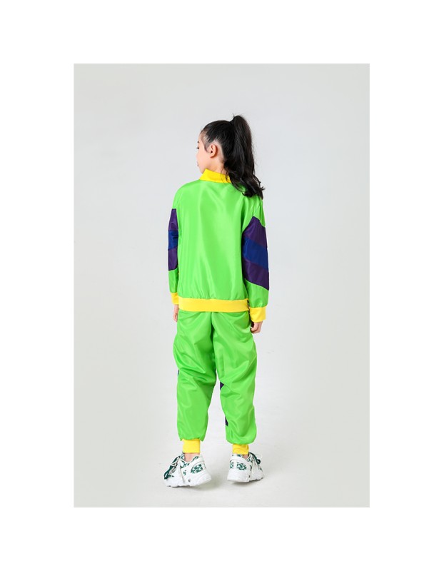Girl 70s Disco Retro Hippie Costume Fancy Clothes Hippie Pants Children Costume