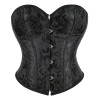 Plus Size S-6XL Sexy Strapless Tube Tops Women Overbust Jacquard Bustiers Waist Corset