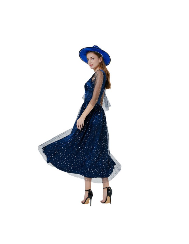 Halloween Witch Costume Cosplay Women  Mesh Devil Costume SL3388