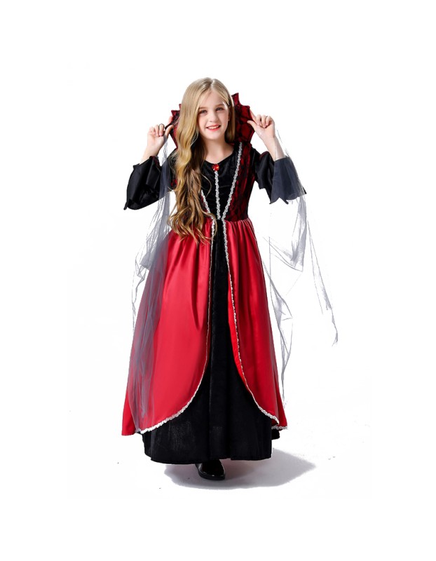 Vampire Female Masquerade Party Queen Costume Retro Court Queen YM5609