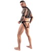 Men Sexy Fishnet Hollow Out Club Outfit Bar Role Temptation Play Fun Uniform N811