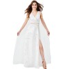 Medieval Egyptian Queen Cleopatra Cosplay White Sexy Halloween Costumes M40765