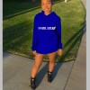 Letter Printed Women's Hoodies Pullover M8459