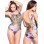 Sexy tiger printing backless swimwear M5284