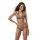 Personality weaving strap bikini M5216