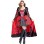 Women Witch Cosplay Vampire Zombie Costume Red Demon Dress YM40524
