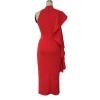 Sleeveless Turtleneck Lady Elegant Dinner Evening Maxi Dress M18091