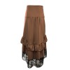 Asymmetric Vintage Victorian Skirts Plus Size M31706