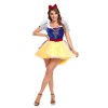 Adult Snow White Cosplay Christmas Halloween Princess Performance Dress DL2043