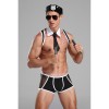 Police Uniform Costume Cosplay Men Black Underwear Sexy Suit Lingerie 20209