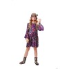 Carnival Children Vintage Hippie Disco Costume Cosplay Costume Purple Skirt YM5819