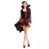black long-sleeved costume dress m4023
