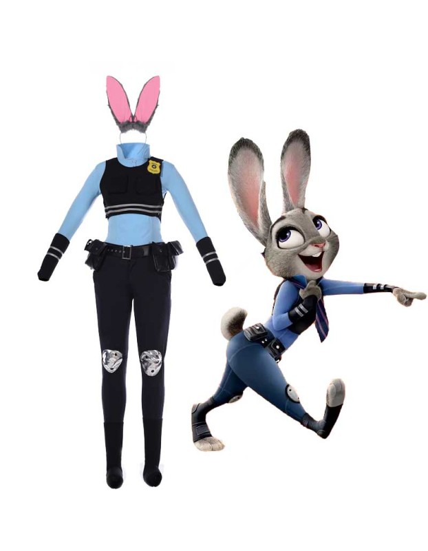Movie Zootopia Judy Cop Costume M40229