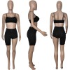 Sling Top Sexy Tube Top And Shorts Set Two Piece Summer M046